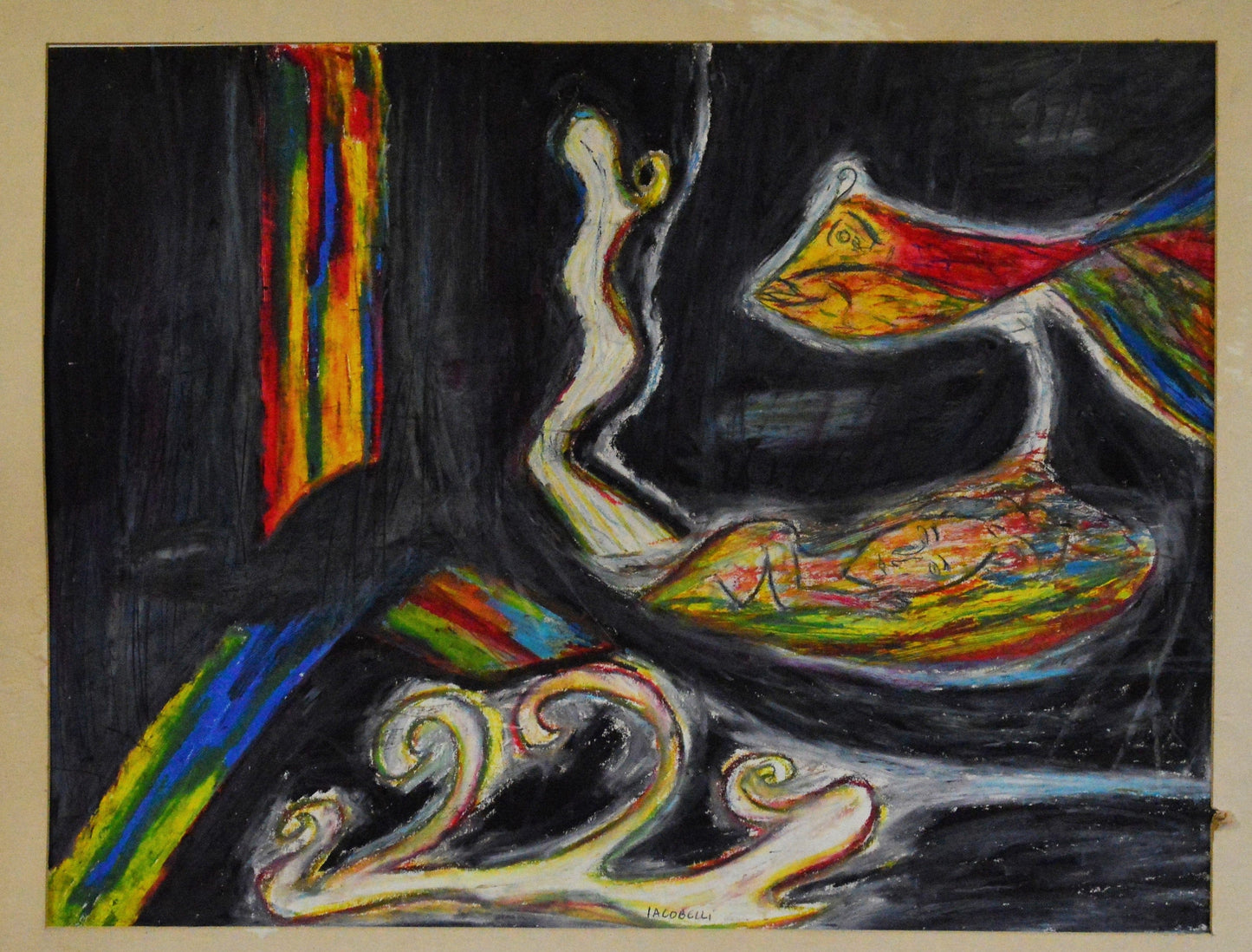 Untitled - black crayon